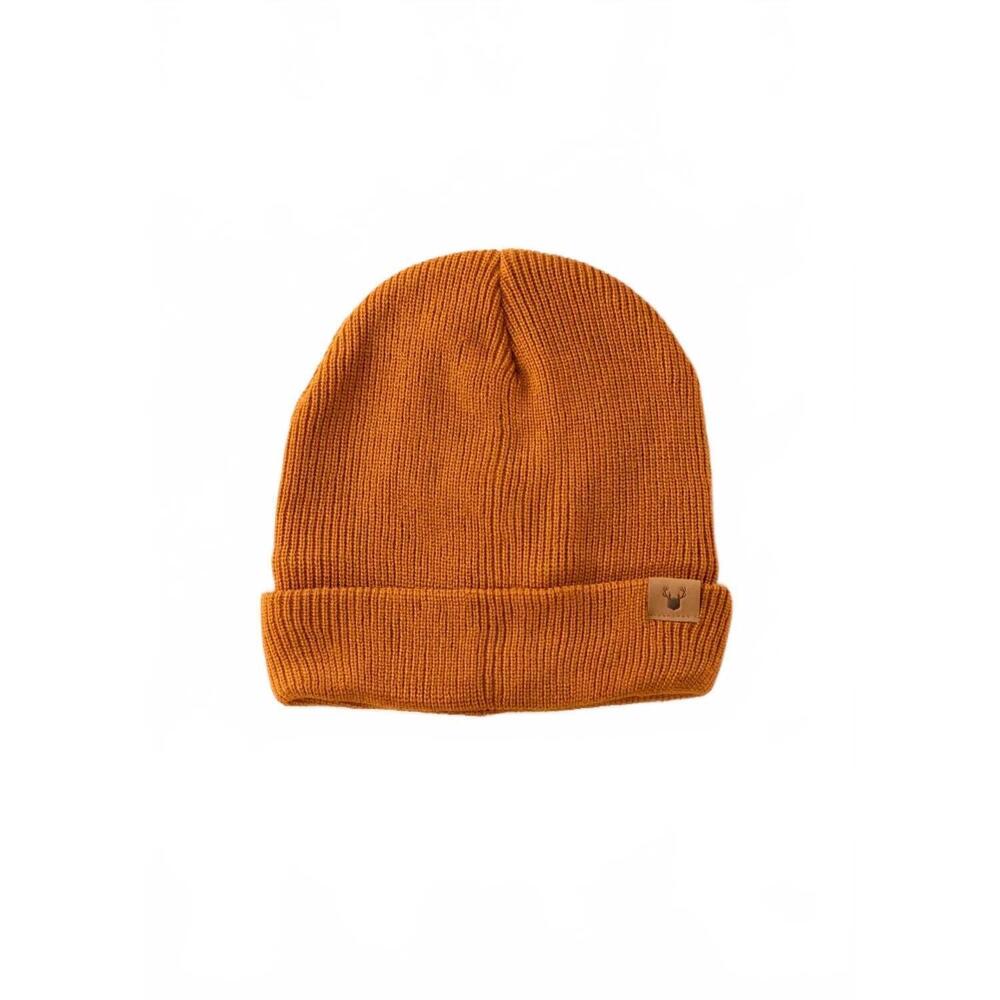 NEW PANACHE men's knit beanie in tobacco
